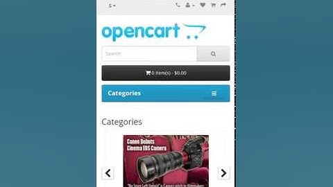 Gallery Images opencart extension