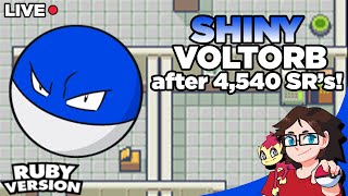 [LIVE] Shiny Voltorb after 4,540 SR's in Pokemon Ruby!