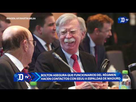 bolton: funcionarios del regimen discuten con eeuu a espaldas de maduro bolton: funcionarios del regimen discuten con eeuu a espaldas de maduro