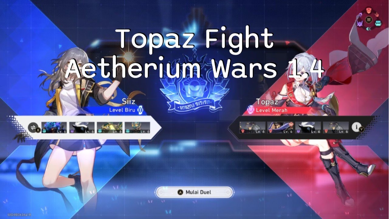 Honkai Star Rail Aetherium Wars - Topaz Duel Final Showdown Gameplay ...