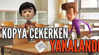 Rafadan Tayfa Kami̇l Kopya Çekerken Yakalanip Sinavdan 0 Aliyor