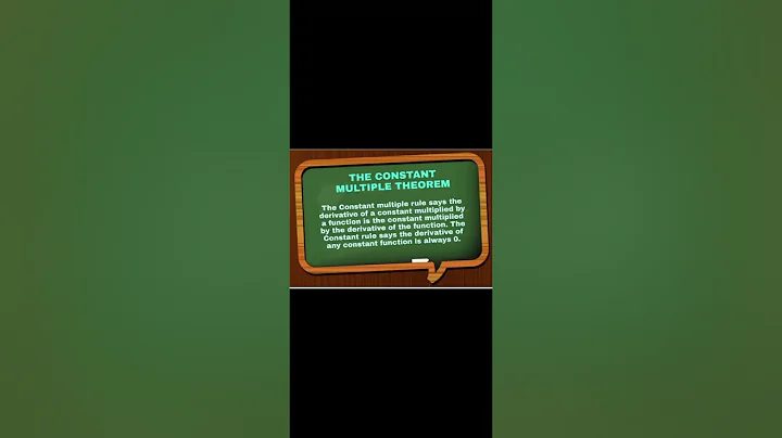 Limit Laws (The Constant Multiple Theorem)