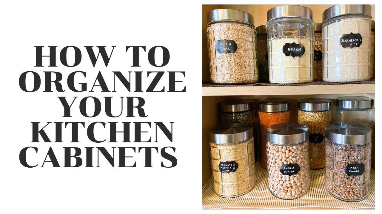 How To Organize Your Kitchen Cabinets | Part 1 - YouTube