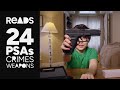 24 psaspifs about crime and weapons