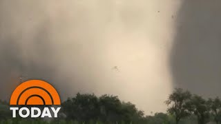 Tornadoes touch down in Chicago as heat grips Southwest