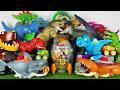 Unboxing Review ASMR Jurassic World Toys Colorful Dinosaur T-rex Stego Baryonyx ZURU Smashers Eggs