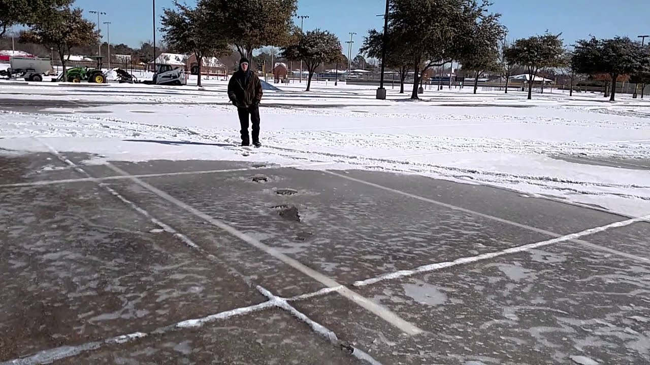 Colleyville Tx freeze March 5, 2014, 7" Snow YouTube