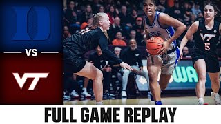 Duke vs. Virginia Tech Full Game Replay | 202324 ACC Women’s Basketball