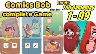 Comics Bob Game All Level 1-99 | comic bob game hot level | comic bob all Levels walkthrough screenshot 3