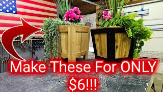DIY Tapered Cedar Planters For Beginners
