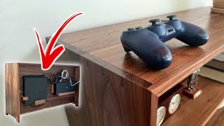 DIY TV Console with Hidden Gaming System