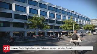 Erste Vegi-Mensa der Schweiz serviert wieder Fleisch | 100 Sekunden Freitag 1. Oktober 2021