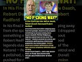 In His Final Interview Before Death, Robert Duvall Destroyed Robert Redford #shorts