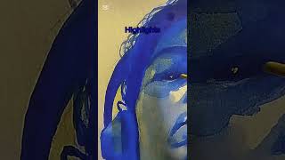 Calming Painting Session with me💛💙 #painting #art #colors #calm