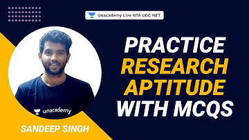 NTA UGC NET 2021 | Practice Research Aptitude with MCQs | Sandeep Singh |Unacademy Live NTA UGC