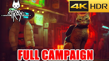 STRAY Full Game Walkthrough No Commentary 100% Completion PS5 4K Gameplay