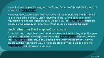 Fixing RecyclerView Issues in Android: Updating Data with Fragment Changes