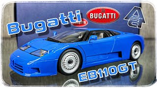 Bugatti EB110 GT (Blu Bugatti) 70976 •AUTOart• 1/18