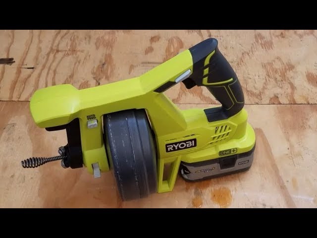 RYOBI ONE+ 18V Drain Auger (Tool Only) P4001 - The Home Depot