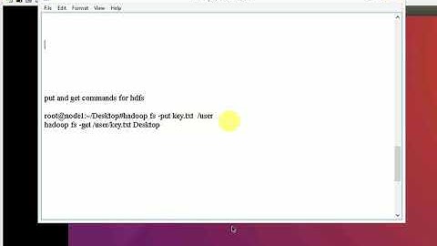 put get commands in multi node cluster in hadoop part 2