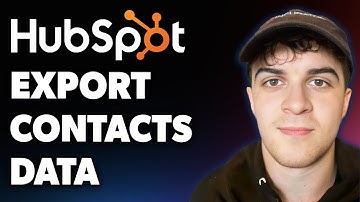 How to Export Contacts Data From Hubspot (Full 2025 Guide)