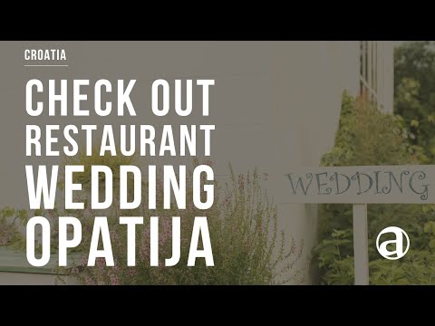 Intimate Wedding in the restaurant in Opatija | Weddings in Croatia antropoti