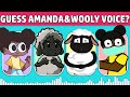 FNF Guess Character by Their VOICE | ALL AMANDA and WOOLY vs Friday Night Funkin&#39;