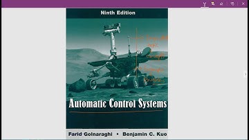 Automatic Control System from Farid Golnaraghi and Benjamin C. Kuo (Lecture-02)