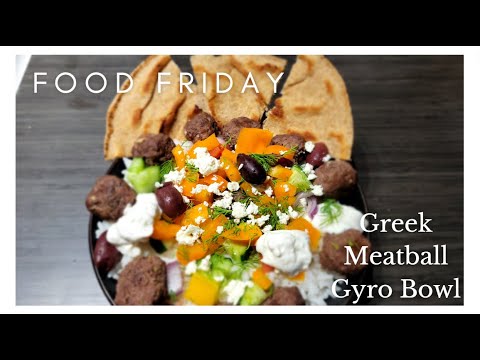 Food Friday | Greek Meatball Gyro Bowl | A Samy Bee Recipe