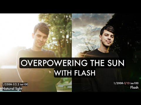 Overpowering Sunlight vs. Using it (OFF CAMERA FLASH) Photography Tutorial