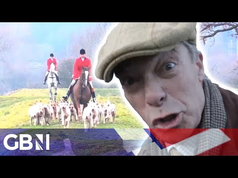 Boxing Day hunt is 'an ENGLISH TRADITION!!' | Nigel Farage speaks to public