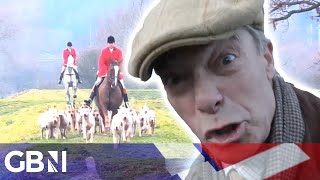 Boxing Day hunt is 'an ENGLISH TRADITION!!' | Nigel Farage speaks to public