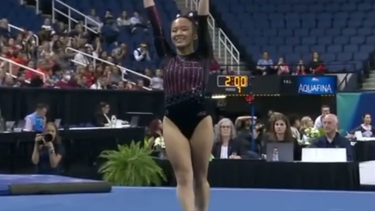 Taralyn Nguyen 9.925 Floor Stanford @ ACC Championships 3-22-25