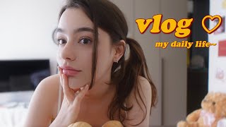 VLOG♡ a day in my life in Seoul~ my skincare tips / staying at the hotel alone / visiting my office~