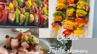 Chicken Fajita Skewers Quick & Delicious Chicken Recipe Icook By Seemi