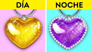 DÍA VS NOCHE TRUCOS DE BELLEZA || Trucos y consejos de belleza DIY fáciles por 123 Go!