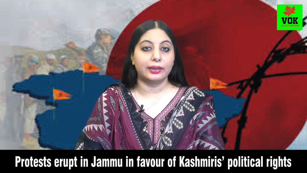 Protests erupt in Jammu in favor of Kashmiris’ political rights - YouTube