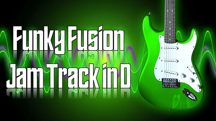 Funky Fusion Jam Track in D 🎸 Guitar Backing Track