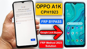 OPPO A1K FRP Bypass | OPPO A1K (CPH1923) Google Account Recovery