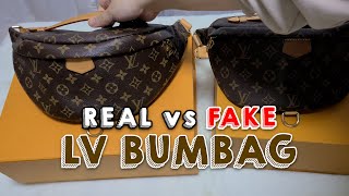 LV Bum bag Real vs Fake🤔 How to spot a fake louis vuitton bag😳 How to know a fake louis vuitton