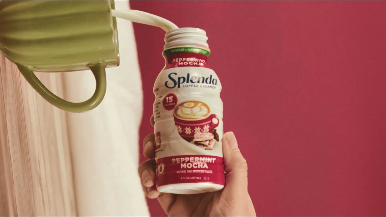Splenda Peppermint Mocha Coffee Creamer - Hot Coffee