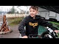 Surprising Luke with his Dream Dirt Bike