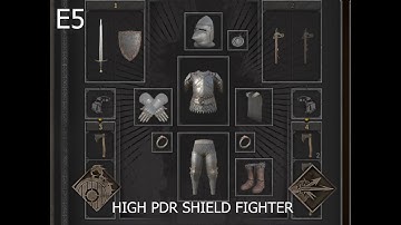 Solo High Roller | Counter Attack Shield Mastery Fighter! PVP Hightlights #5 | DARK AND DARKER