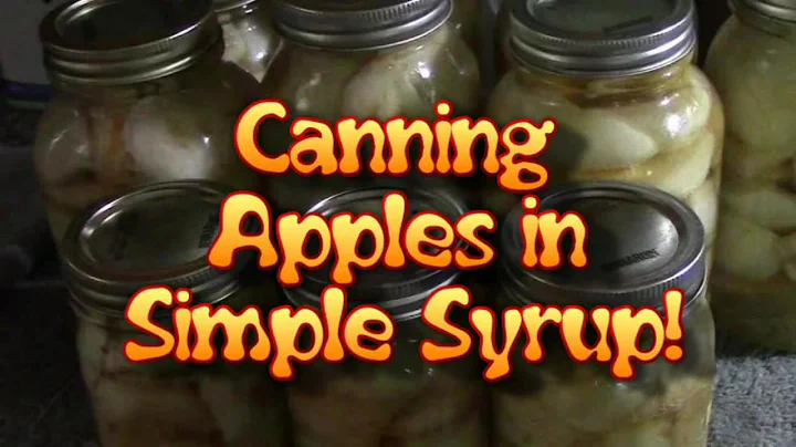 Canning Apples In Simple Syrup