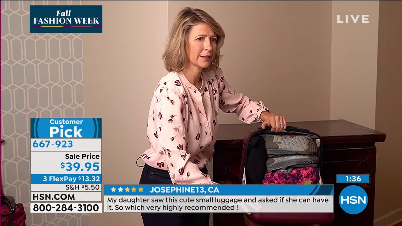 Samantha Brown Hardside Cosmetic Case YouTube