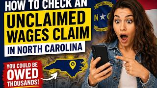 How to check an unclaimed wages claim in North Carolina
