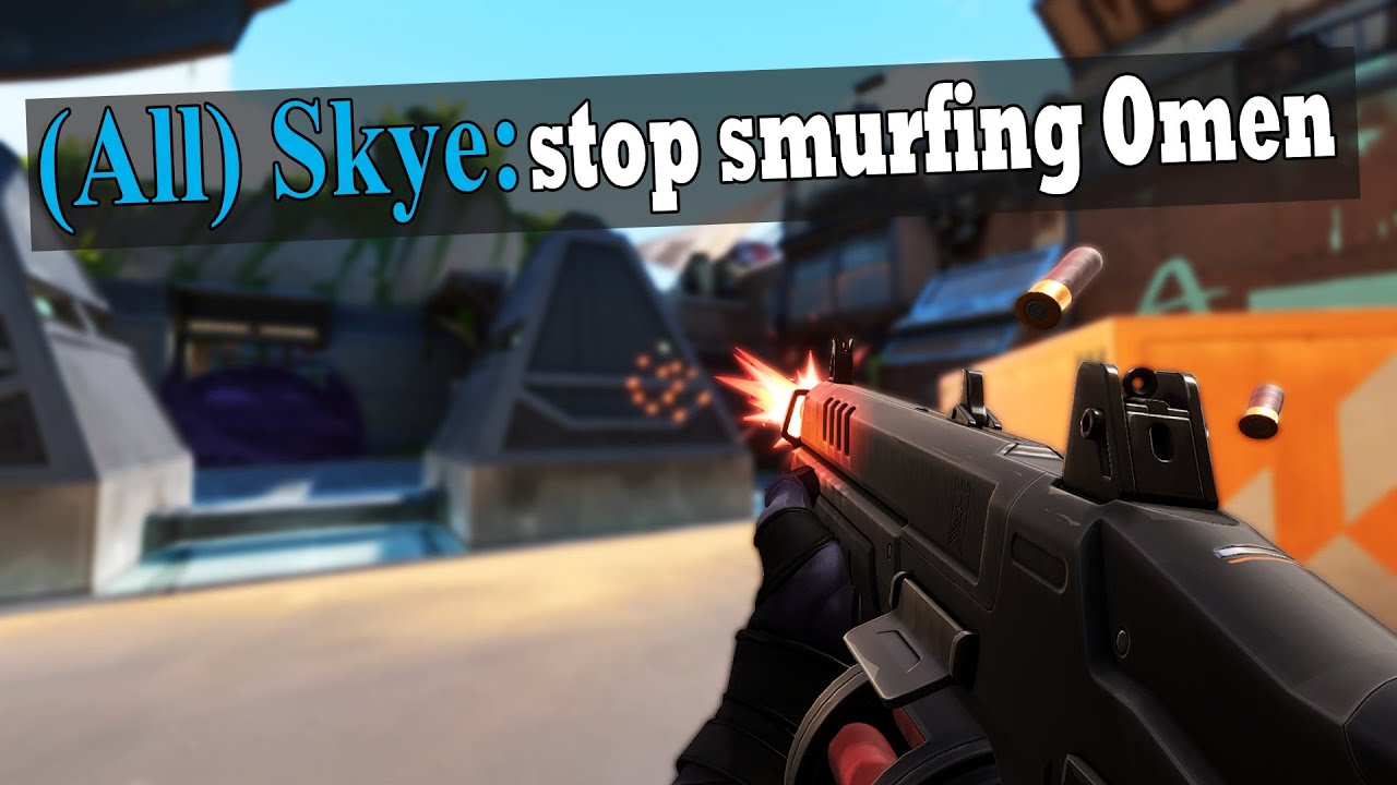 Я играю за Смурфа в лобби Ascendant с судьёй...