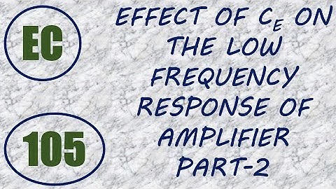 ElexCkts | Lecture-105 | Effect of Emitter Capacitance on Low Frequency Response Part-2