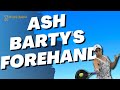Ash Barty Tennis Forehand - Australian Open 2022 Champion