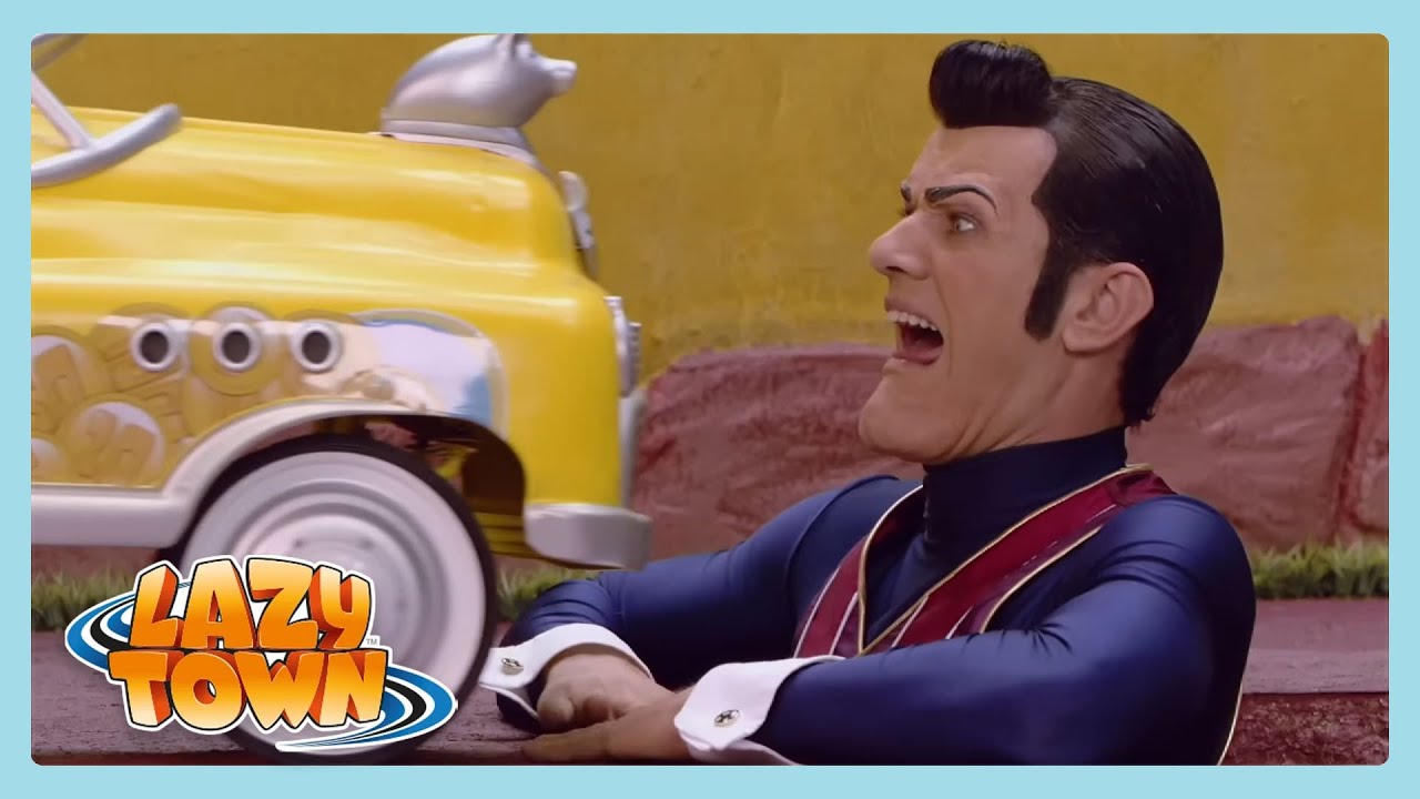 Robbie Rotten Gets Ran Over | Lazy Town | Wildbrain Niños